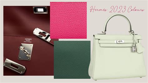 hermes birkin colors 2023|Hermes color palette 2023.